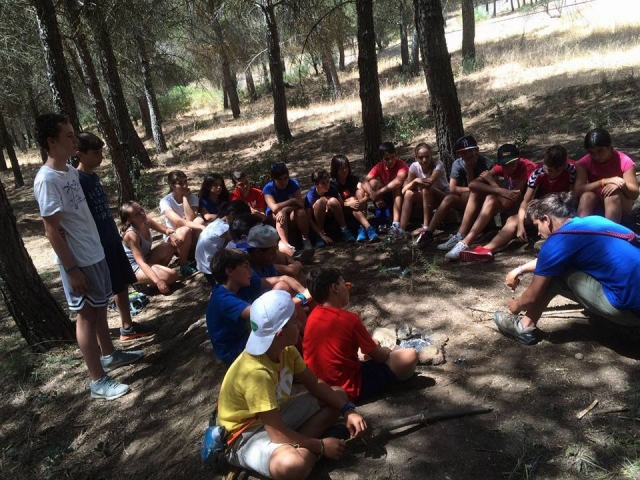 Grupo de campamento en Cordoba